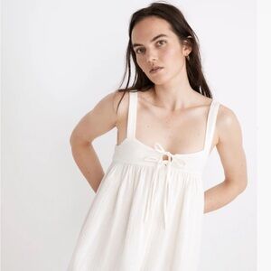 Madewell Lightestspun Tie-Front Nightgown